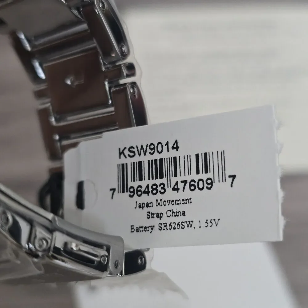 Kate Spade Gramercy Grand Three-Hand Silver Alloy Women's Watch 38mm KSW9014